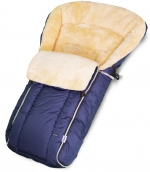 Конверт в коляску Esspero Lukas (натуральная 100% шерсть) — Navy