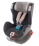 Автокресло Avionaut GLIDER SOFTY ISOFIX — Черный/Св-серый/Бирюзовый