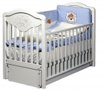 Детская кроватка-маятник Baby Italia Gioco LUX — Белый (Bianco)