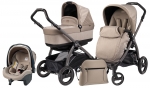 Коляска 3 в 1 Peg Perego Book S Pop Up Set Modular (шасси Jet) — Cream