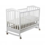 Детская кроватка Papaloni (Папалони) Винни качалка —  белый
