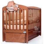 Детская кроватка-маятник Baby Italia Leo —  Вишня