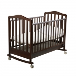 Детская кроватка Papaloni (Папалони) Винни качалка —  шоколад