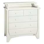Пеленальный комод Papaloni Olivia 650 —  белый
