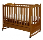 Детская кроватка Кубаньлесстрой Семицветик АБ 18.1 — Светлый орех