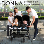 Прогулочная коляска Sweet Baby Donna — Black