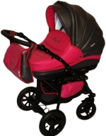 Коляска 3 в 1 Aneco Venezia (Экокожа) —  6