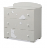 Тумба Erbesi Cucu — Glossy Grey (глянцевый серый)