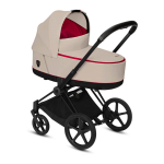 Коляска для новорожденных Cybex Priam III Ferrari Silver Grey — Matt Black