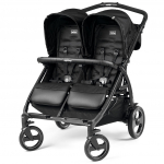 Коляска для двойни Peg Perego Book for Two — Class Black + 2 накидки на ножки