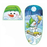 Снегокат Барс комфорт Снеговик — зеленый