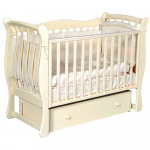 Детская кроватка КЕДР Viola 3 УМ — Слоновая кость