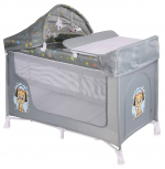 Манеж-кровать LORELLI San Remo 2 Plus — Серый / Grey Cute Kitten 1805