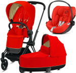 Коляска 3 в 1 Cybex Priam III Autumn Gold — Matt Black