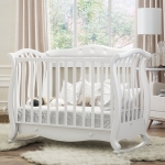 Детская кроватка-качалка Baby Italia Andrea Vip pelle — Белый (Bianco)