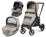 Коляска 3 в 1 Peg Perego Team Elite I-Size Modular — Luxe Ecru