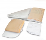 Комплект постельного белья в коляску Esspero Lui 6 предметов — Сказка Беж