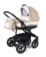 Коляска для новорожденных Esspero Discovery (шасси Black) — Khakki Lux