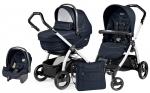 Коляска 3 в 1 Peg Perego Book S XL Set Modular (шасси White/Black)