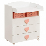 Комод Giovanni Emily — розовые ручки