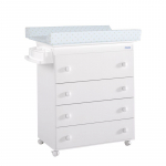 Пеленальный комод Micuna B-947 — White/Beige Dots
