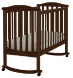 Детская кроватка Кубаньлесстрой Лютик АБ 15.0 — Темный орех