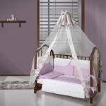 Комплект постельного белья Esspero Grand Royal + Балдахин Esspero Tracery — Lavanda