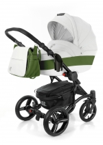 Коляска для новорожденных Esspero Grand Tour (шасси Black) — Apple leatherette