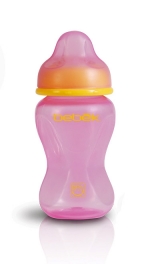 Поильник-непроливайка с мягким носиком Bebek (250 мл) — розовый