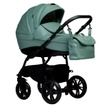 Коляска 3 в 1 Indigo INDIGO Special+F — шалфей кожа