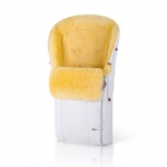 Конверт в коляску меховой Esspero Nicolas Leatherette (натуральная овчина) — White 