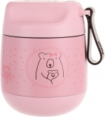 Термос Suavinex 350мл "Meaningful Life" для еды — розовый