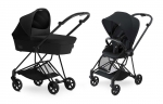Коляска 2 в 1 Cybex MIOS (шасси Black) — Stardust Black