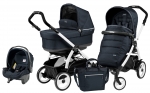 Коляска 3 в 1 Peg Perego Book 51 Pop Up Set Modular (шасси White/Black)