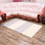 Коврик детский (2000х1200х40) AlzipMat "Color Folder S" — ECO Duo Grey