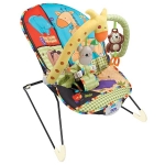 Детское кресло-качалка с игрушками и вибрацией Fitch Baby Animal Paradise
