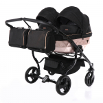 Коляска для двойни 2 в 1 Junama Diamond Mirror Satin Duo — JDMS-02