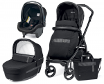 Коляска 3 в 1 Peg Perego Book i-Size Rock Elite Modular — Black
