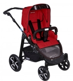 Прогулочная коляска Patron Fenix 4C-S (серебряная рама)  — spirit ruby rose 660