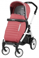 Прогулочная коляска Peg Perego Book 51 Pop Up Completo (шасси White/Black) — Breeze Coral