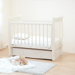 Детская кроватка Красная звезда (Можга) Елисей С 717 (маятник) — Ваниль