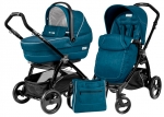 Коляска 2 в 1 Peg Perego Book Plus XL Modular — Saxony Blue
