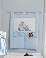 Панно с карманами Roman Baby LUCCIOLE — Light Blue (Голубой)