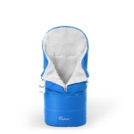 Конверт в коляску Esspero Transformer White (натуральная 100% шерсть) — Blue Mountain