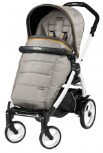 Прогулочная коляска Peg Perego Book 51 Pop Up Completo (шасси White/Black) — Luxe Grey