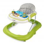 Ходунки детские с электронной игровой панелью AmaroBaby Strolling Baby — Green
