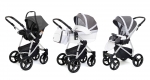 Коляска 3 в 1 Esspero Grand Newborn Lux (шасси Grey) — Royal Light Grey