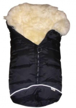 Зимний конверт BOZZ с длинным ворсом — 20-2015-1 Черный/Белый