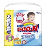 Подгузники GOON NEW Ultra Jumbo Pack Трусики (7-12кг) 74шт