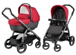 Коляска 2 в 1 Peg Perego Book S XL Modular (шасси Jet) — Bloom Red